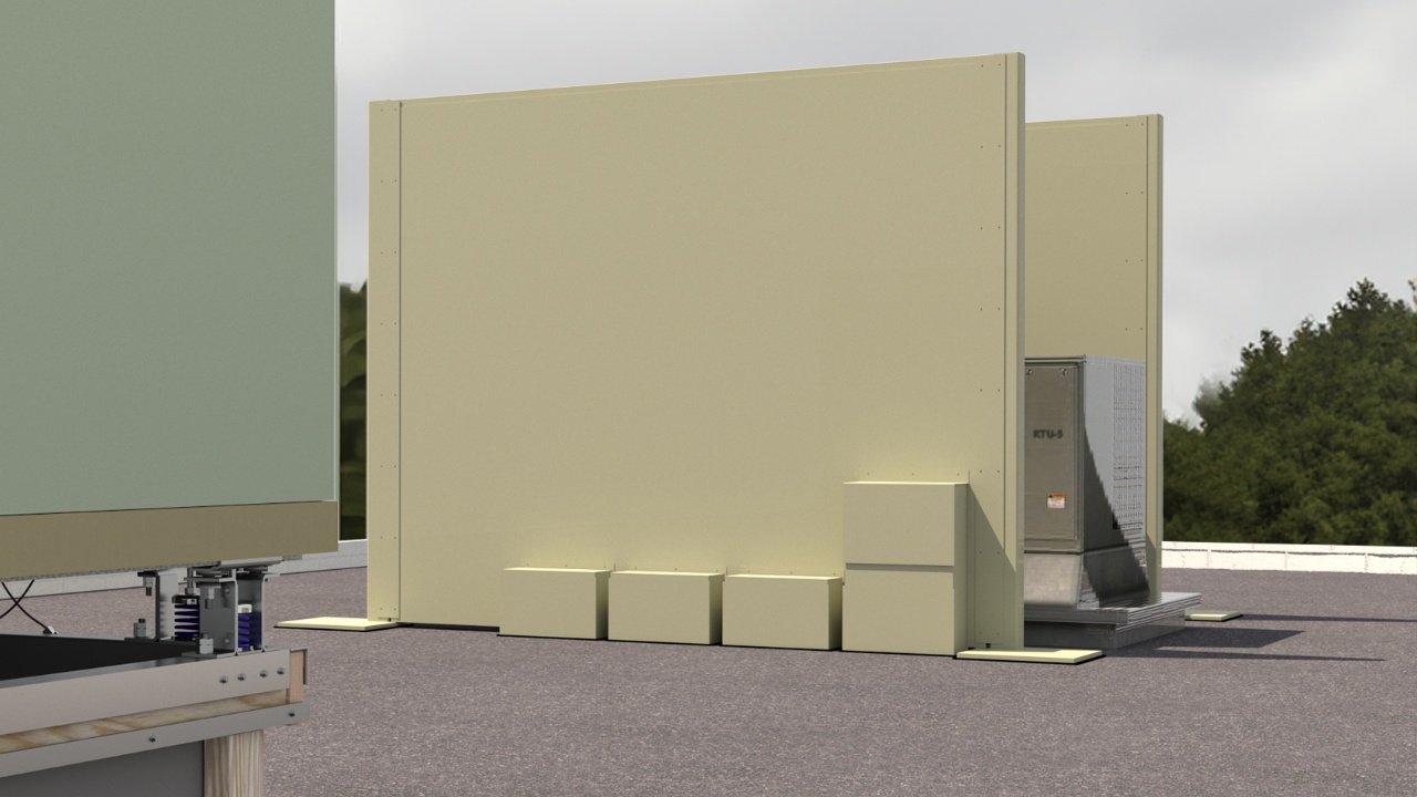 Rooftop Barrier Walls